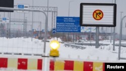 The Vaalimaa crossing in southeast Finland is one of two border crossings with Russia that the Finnish government has decided to reopen.