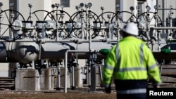 Трубы на объекте газопровода «Северный поток – 1» в Германии.