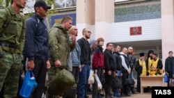 Мобилизованные в городе Батайск Ростовской области, 26 сентября 2022 года