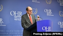 High Representative for Bosnia-Herzegovina Christian Schmidt (file photo)