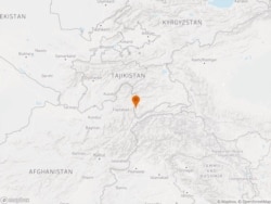 The city of Khorugh, which is the capital of Tajikistan's Gorno-Badakhsan region.