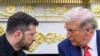 САД - Претседателот на Украина, Володимир Зеленски и претседателот на САД, Доналд Трамп, на состанок во Овалната соба на Белата куќа, Вашингтон, 18 август 2025 година.
