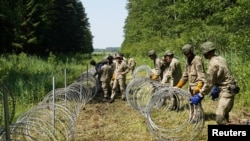 Агароджа на літоўска-беларускай мяжы