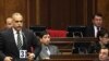 Armenia - Raffi Hovhannisian, leader of the opposition Zharangutyun (Heritage) party, addresses parliament, Yerevan, 28Feb2011