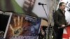 Член радикальної партії «Йоббік» на мітингу противників ЄС у Будапешті, січень 2012 року