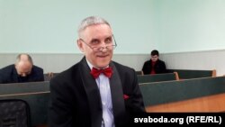 Славамір Адамовіч у судзе, Менск, 2019