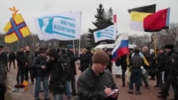 Националисты против акции "Петербург за Майдан"