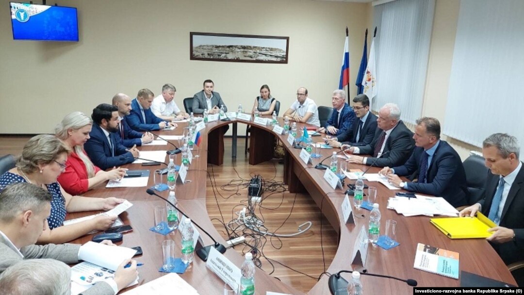 Sastanak delegacije Investiciono-razvojne banke Republike Srpske sa privrednicima u Nižnji Novgorodu, 5. augusta 2022.