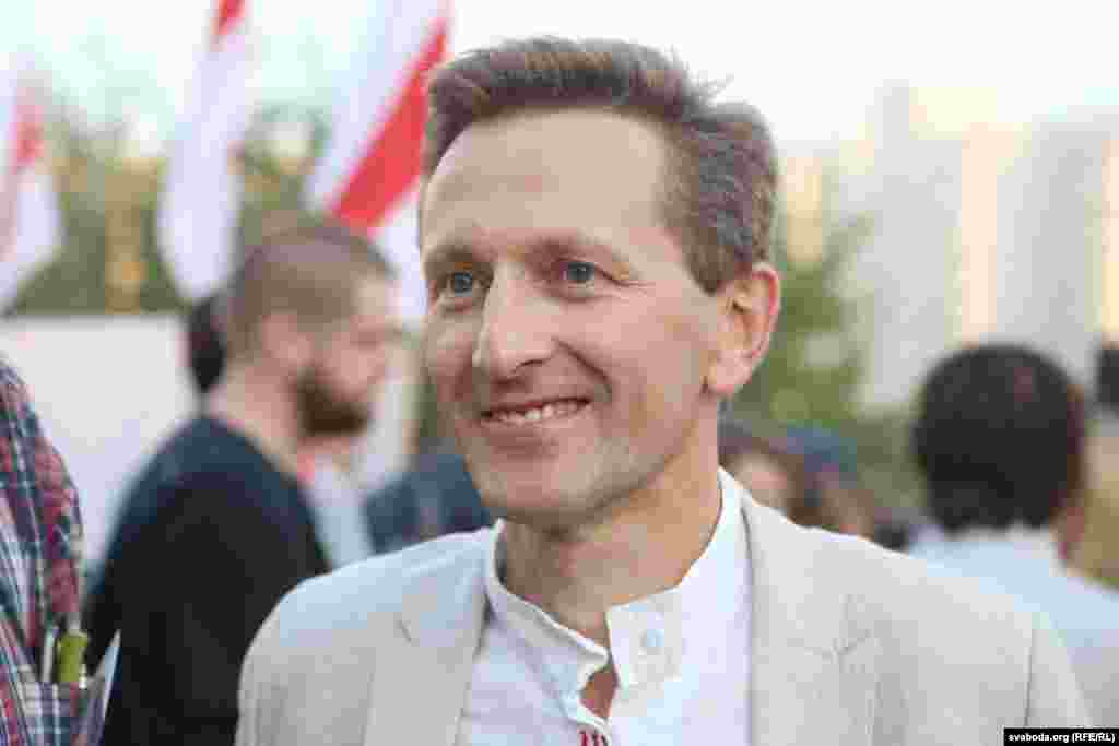 Намесьнік старшыні Руху."За Свабоду" Алесь Лагвінец.