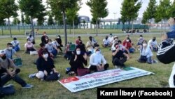 Stambul konsullygynyň öňünde türkmen aktiwistleriniň parahatçylykly demonstrasiýasy, Stambul, 19-njy iýul, 2020