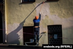 Апошнія штрыхі падрыхтоўкі на вуліцы Горкага