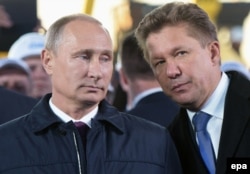 Уладзімір Пуцін і Аляксей Мілер