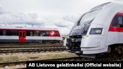 Цягнікі, якія раней хадзілі зь Вільні ў Менск. Архіўнае фота 