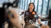 Ministrja e Jashtme gjermane, Annalena Baerbock, gjatë një prononcimi për media. Fotografi nga arkivi. 