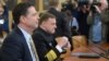 James Comey - FBI (stînga) și Mike Rogers - NSA în fața Comisiei pentru informații din Camera Reprezentanților, Capitol Hill, Washington, 20 martie 2017
