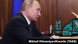 Президент России Владимир Путин. Москва, 4 июня 2018 года.