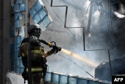 Ліквідацыя пажару ў Харкаве, 26 ліпеня 2025 году