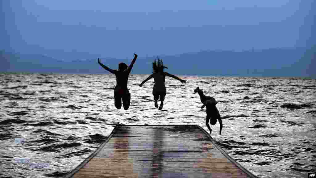 Ohridsko jezero, 2012. Foto: AFP / Robert Atanasovski