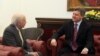 Една од средбите на претседателот Ѓорге Иванов со медијаторот Метју Нимиц 