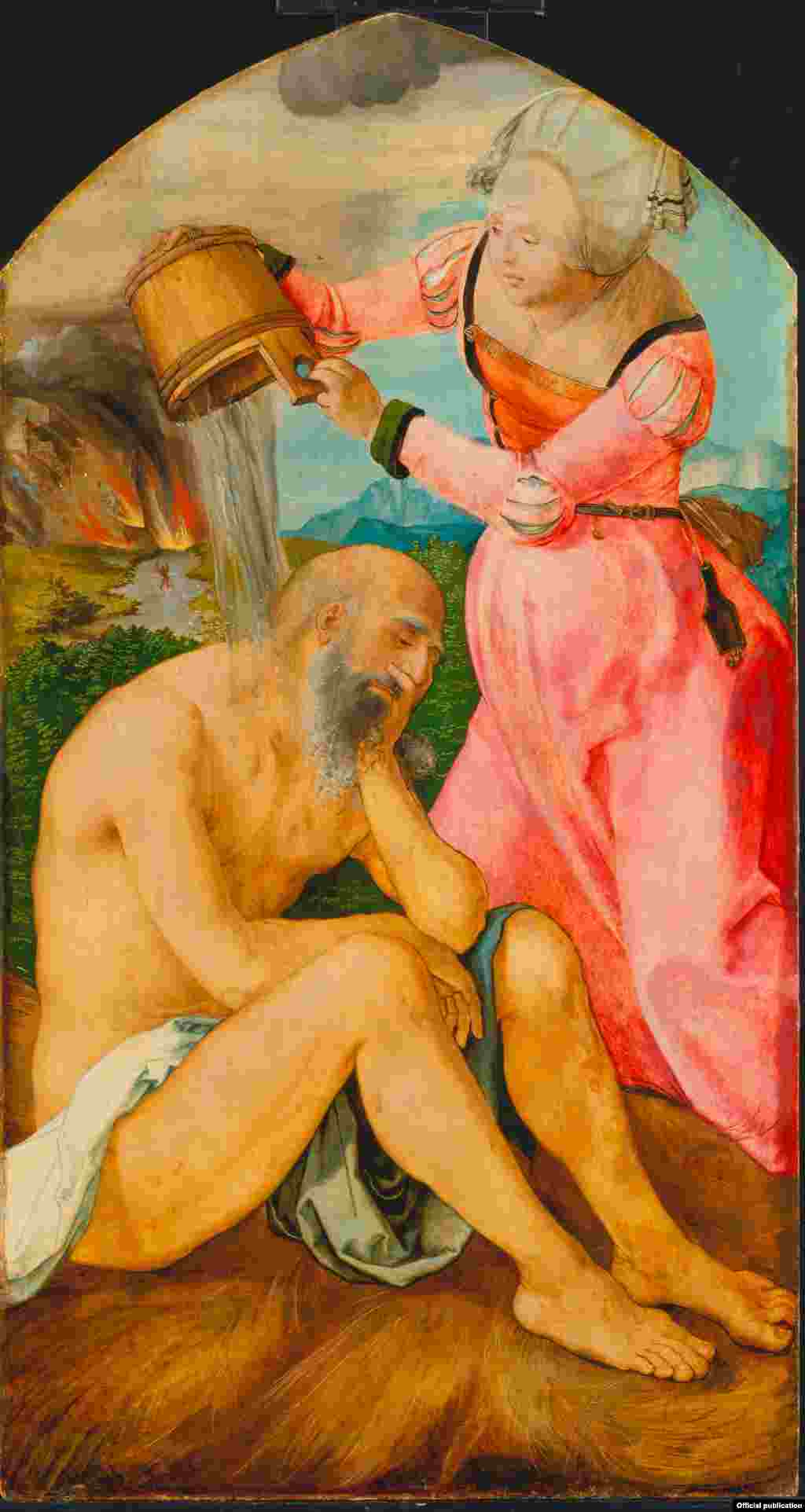 Job, partea stîngă a așa-numitului Altar Jabach, c.1503/1505 (Muzeul Städel, Franfurt am Main)