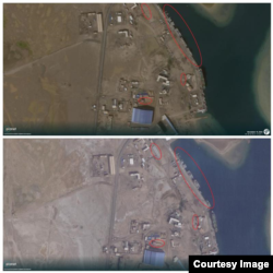Спутниковые снимки показывают активность на российской военно-морской базе в Судане в период с 16 ноября по 10 декабря. Источник: Planet Labs