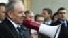 Newly elected President Nicolae Timofti speaks in front of the Republic Palace in Chisinau on March 16.